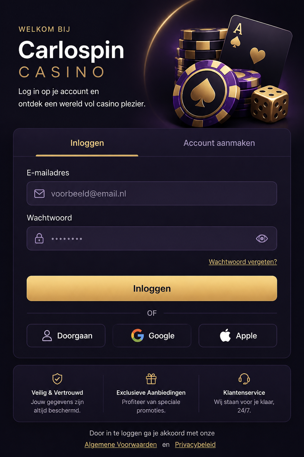 Carlospin Casino screen 3
